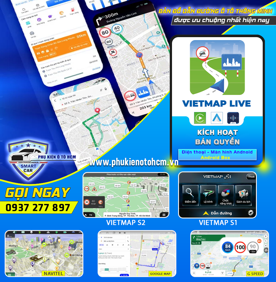 mua bản đồ Vietmap Live ô tô giá rẻ nhất thị trường 2025